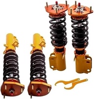 XLCYBD Adj.Damper Coilovers Compatible for Toyota Corolla E90 E100 E110 AE92 AE101 AE111 1989 1990 1
