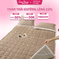 Sheepskin carpet, Bed carpet, Dormitory bed carpet, 3-layer multi-purpose velvet bed carpet