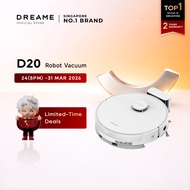 【NEW】Dreame D20 / D9 Max Gen 2 Robot Vacuum and Mop | 13,000Pa Vormax Suction | HyperStream™DuoBrush