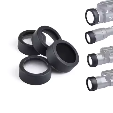 WADSN Tactical LED Flashlight Cover Custom Lens Guard for M300 M600 X300 X400V Hunting Weapon Light 