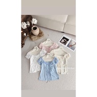 Miss's polka dot shirt, qc product, nice quality, slim and pretty
