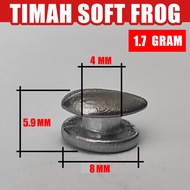 Timah Soft Frog Bandul Pemberat Umpan Katak