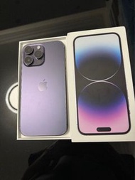 iPhone 14 pro max 256gb 紫色💜黑色🔋電池100%✅實體sim+esim✅99% new 靚仔機✅All function全功能✅90日保養 14 promax 14pro ma