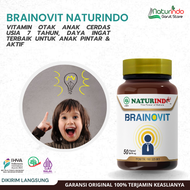 Vitamin Otak Anak Cerdas Usia 7 Tahun Daya Ingat Terbaik untuk Anak Pintar & Aktif BRAINOVIT Isi 5