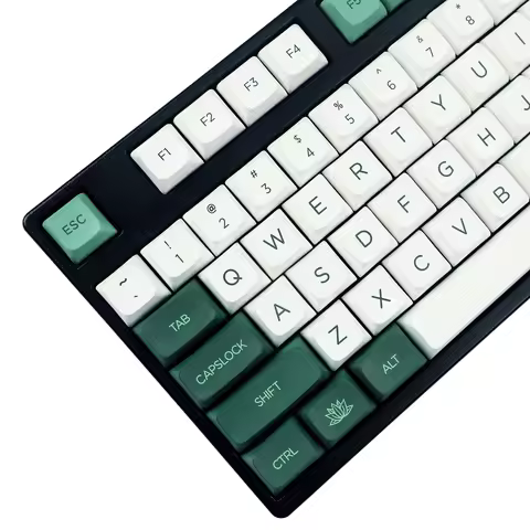 147 Botanical PBT Keycaps ZDA Similar to XDA Keycap Dye Sub For Cherry MX Split Keyboard 104 87 GK61