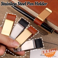 [3-5 DAYS DELIVERY]1/2/4PCS Multipurpose Pen Clip for Notebooks Cards Bookmarking | Stainless Steel 