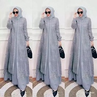 Hayya Brocade Dress ML XL XXL XXXL Hayya Brocade Dress Luxury Party Dress Crinkle Brocade Dress Late