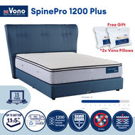 Vono SpinePro 1200 Plus Mattress (Tilam Vono) | 15 years Warranty | Spine Support | Motion Isolation