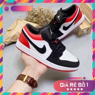 Jd Sneakers low Top In Black Red Fashionable Beautiful Product full boxbill Shopeee Vietnam