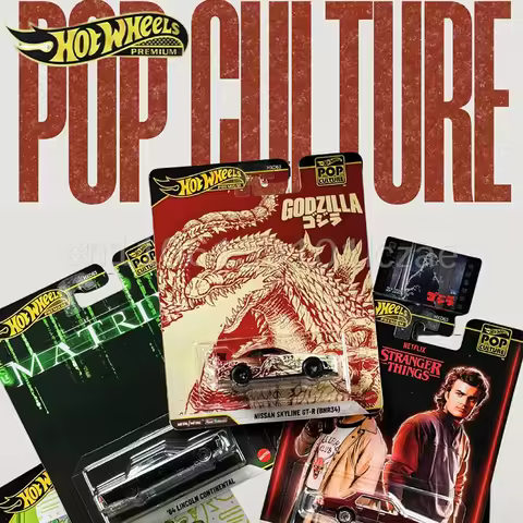 Stranger Things Hot Wheels BMW Cars 1/64 Entertainment Culture Series Nissan Skyline BMW Lincoln All