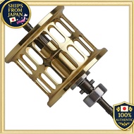 DAIWA HEIGHTEN PR100 PT100 Bait Reel Replacement Spool with Bearings - Black, Purple, Gold