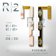 Flexible On Off Volume XIAOMI Redmi A1 / A1+ | A2 A2+/ | C50poco C51/