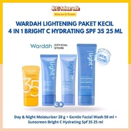 Wardah Paket Lightening + Sunscreen SPF 35 / SPF 50 4in1