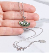 英國直送Disney Pixar Toy Story 25周年 Alien 三眼仔 14k Crystal 水晶 頸鏈 Necklace