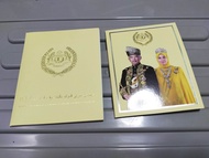 Coin card rm1 pertabalan agong al- sultan abdullah pahang installation his majesty commemorative 201