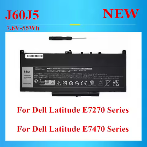 New J60J5 R1V85 451-BBSX MC34Y 242WD 0MC34Y GG4FM R97YT IW2Y2 battery For Dell Latitude E7270 E7470 