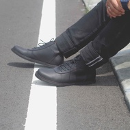 BRADLEYS - Men's Casual Boots - ERUDITE BLACK - Genuine Leather