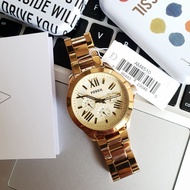 Fossil AM4510 Cecile Multifunction Chronograph Quartz in Gold Stainless Steel Watch - Ladies Watch