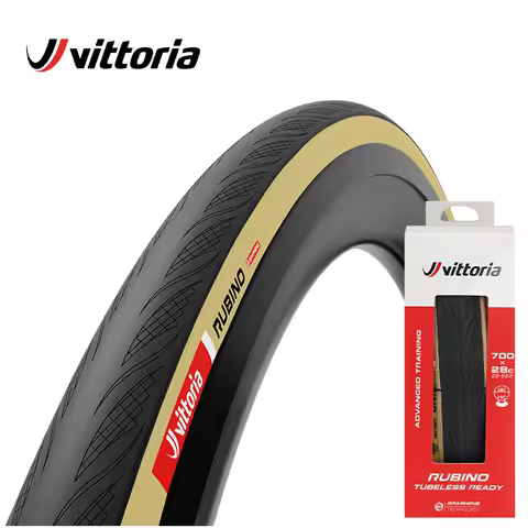Vittoria Rubino V Road Bicycle Tires Folding Tubeless Type 28-622 30-622 32-622 Graphene 100TPI/Laye