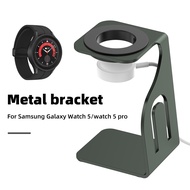▩﹍✽ Bezprzewodowa ładowarka stojak lekki stojak do ładowania ze stopu aluminium z gumową matą gładki do Samsung Galaxy Watch 5/watch 5 Pro
