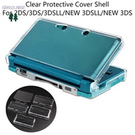 [GrandLarge] Clear Split Transparent Protective Cover Case Screen Film LCD Screen Protector For 2DS 