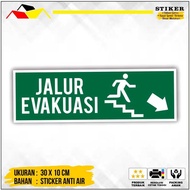 DIRECTION INDICATOR SIGN FOR STAIRS K3 EVACUATION ROUTE SIGN ROAD DIRECTION INDICATOR/