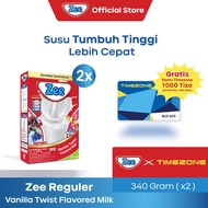 [2 PACK] Zee Reguler Vanilla Twist Milk 340gr Special Edition Gratis Random Toys Little Pony/Transfo
