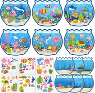 Summer Craft Kits for Kids Make A Ocean Animals Worlds Stickers Scene Summer Craft Under The Sea Sce
