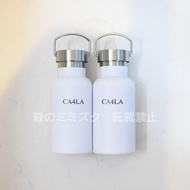 【Direct from Japan】CA4LA Novelty Metal Handle Thermos Bottle, 420ml, White【Japan Exclusive】