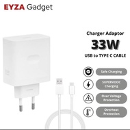 CHARGER RELME Original 33W SUPERVOOC - SUPERDART ADAPTOR + TYPE-C DATA CABLE - Default GIY