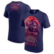 Ready Stock The Kabuki Warriors ASUKA WWE Women's Tag Team 100% Cotton T-Shirt Blood Moon Theme 0306