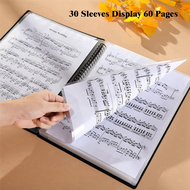 2X Sheet Music Folder 60 Pages Sheet Music/HolderFits Letter Size A4 Writable & Detachable Choir Fol