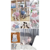 Baju princess kucing raya pet dress cat dog clothes pet shirt 宠物衣猫猫狗狗裙子