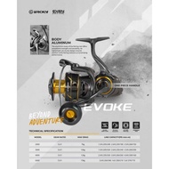 IROLY EVOKE 2000 3000 4000 6000 POWER HANDLE METAL BODY SPINNING REEL