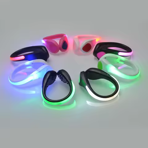2/4/10PC Mini Shoe Clip Light Night Running Cycling Bicycle Safety Warning LED Luminous Strong Light
