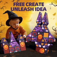 Blok Magnet Bercetak Warna Kanak-kanak | Mainan Pendidikan Magnet Kuat Berbilang Tema (68-156 Keping