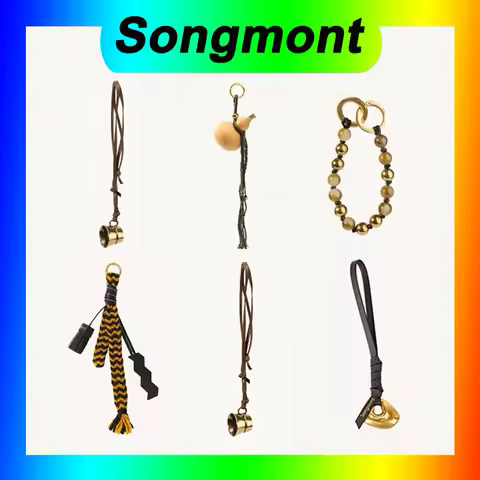 Songmont Series Pendant Tiger Tooth Udo Woven Charms Courage Stone Carrying Cylinder Nothing Beads B