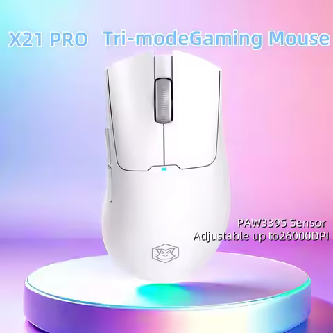 EWEADN X21Pro Wireless Gaming Mouse PAW3395 26K DPI 3-Mode Bluetooth/2.4G/USB Ultra-Light 59g Low La
