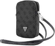 CG MOBILE Guess GUWBZP4GFTSK Mobile Phone Case Black Zip 4G Triangle, black