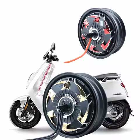 QS 12Inch 4-generation High Power 60-96V 1500 2000 3000W Brushless Power Saving Motor E-scooter Rear