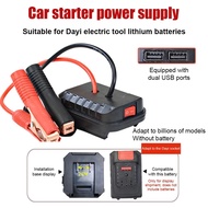 COD Konverter Pengisian Daya Starter Loncat Mobil untuk Baterai Lithium Makita Adapter Darurat Mobil