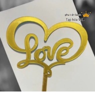 BAG OF 10 MEKA LOVE HEART to decorate cakes and birthday cakes