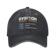 Aviation Cheat Codes Aviation PilotPersonality Cotton Soft Baseball caps