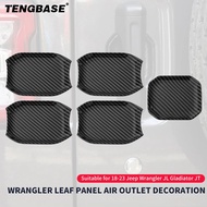 For Jeep Wrangler JL 4XE Gladiator JT 2018-2022 4/5Door Car Door Handle Bowl Exterior Decor Cover S