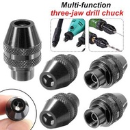【1個裝】電鑽用夾頭 電鑽配件 三爪迷你鑽夾頭 夾持 0.4-3.2mm 電鑽頭