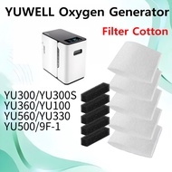 YUWELL Filter YU300/YU300S YU360/YU100 YU560/YU330 YU500/9F-1 Cotton For Oxygen Concentrator Generat
