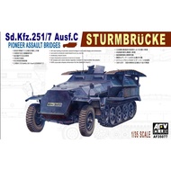 AFV Club AF35077 1/35 Sd.Kfz. 251/7 Ausf. C Type Half Track Engineer Bridge Truck