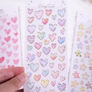 [Encounter shop] Shining Cute Simple Crystal Stickers Epoxy Resin Epoxy Stickers Classic Love XINGX Stickers Phone Case Decoration