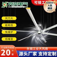 7.3米永磁大型工業風扇籃球場體育館生產車間廠庫大吊扇工業吊扇