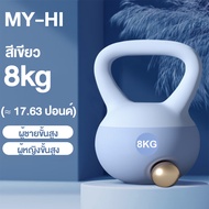MY-HI kettlebell 2/4/6/8/10kg ลูกตุ้มน้ำหนัก ลูกตุ้มยกน้ำหนัก เคตเทิลเบล แคทเทิลเบล ดับเบลผู้ชาย ดัม